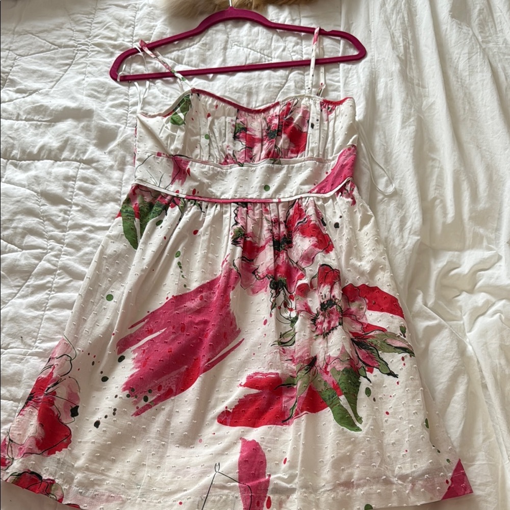 Johnny Martin Floral Dress - Pink and Green